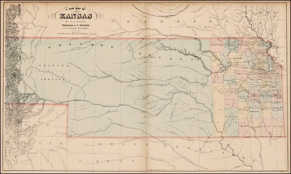 41-Plains and Rocky Mountains Map By W.H. Holmes