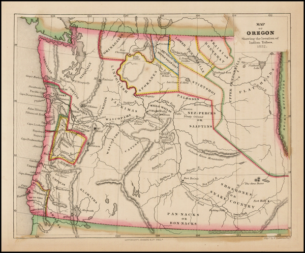 63-Rocky Mountains Map By Seth Eastman