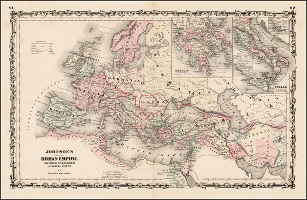 35-Europe, Europe, Balkans, Mediterranean and Middle East Map By Benjamin P Ward  &  Alvin Jew