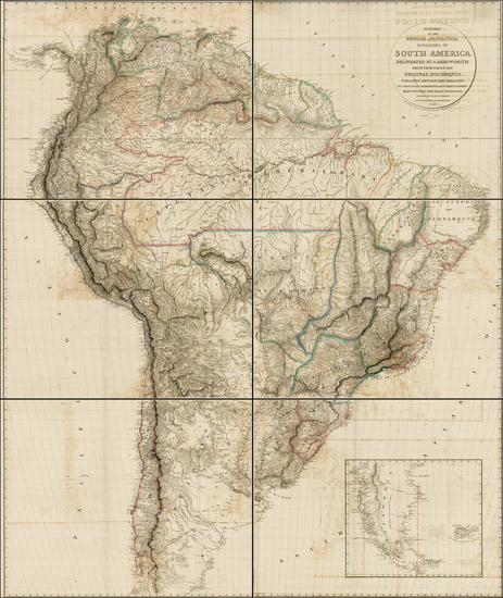 87-South America Map By Aaron Arrowsmith