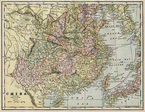 59-Asia and China Map By George F. Cram