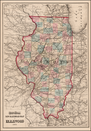 92-Midwest Map By O.W. Gray