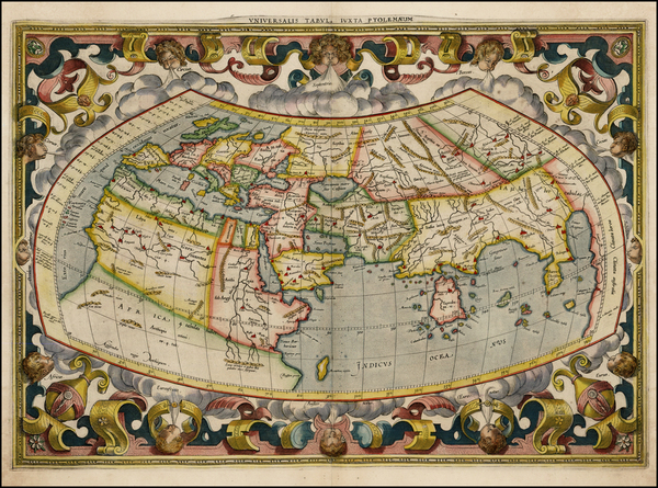 44-World and World Map By  Gerard Mercator