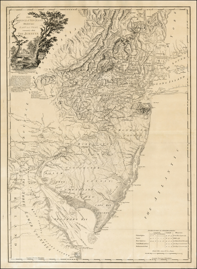 44-Mid-Atlantic Map By William Faden