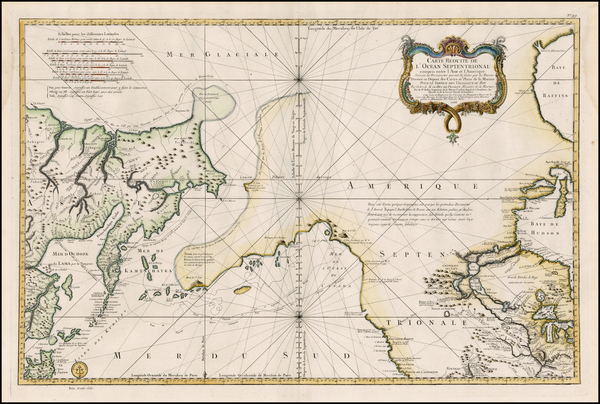 77-Polar Maps, Midwest, Alaska, Pacific, Russia in Asia, California and Canada Map By Jacques Nico