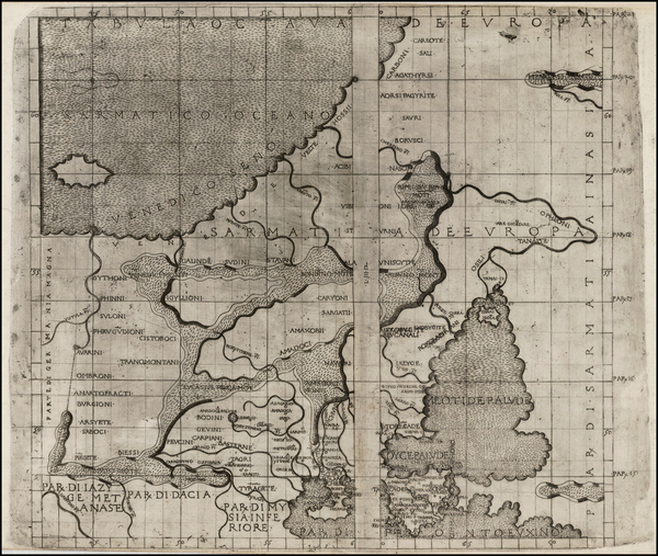 99-Poland, Russia, Ukraine, Romania and Baltic Countries Map By Francesco Berlinghieri