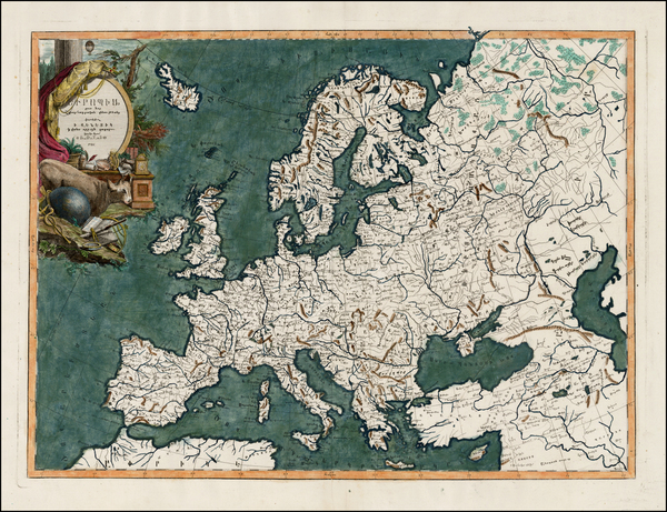 33-Europe, Europe, Turkey and Central Asia & Caucasus Map By Elia Endasian