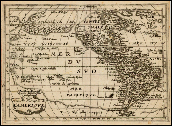 1-South America, Australia & Oceania, Australia, Oceania and America Map By Jean Boisseau