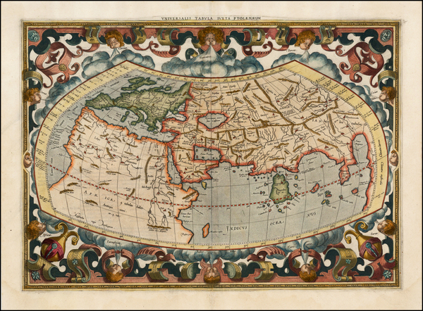 2-World and World Map By  Gerard Mercator