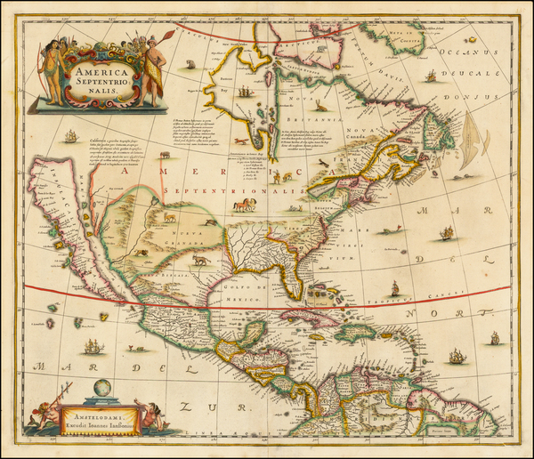 77-North America and California Map By Jan Jansson