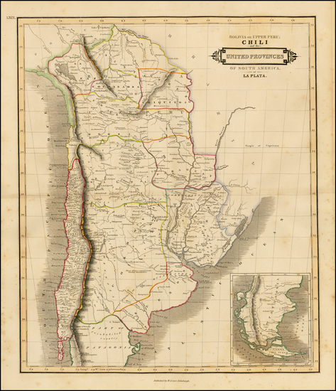 7-South America Map By David Lizars