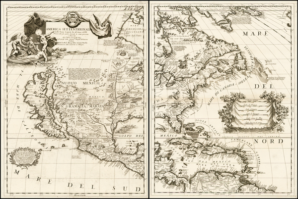 24-United States, Texas, Midwest, Southwest, North America and California Map By Vincenzo Maria Co