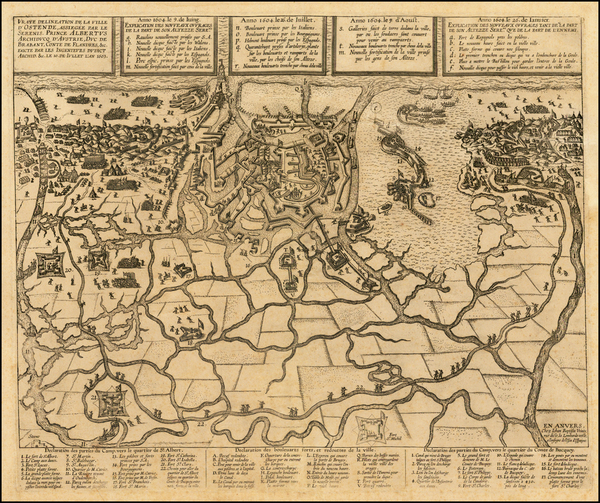 16-Belgium Map By Johannes Baptista Vrients