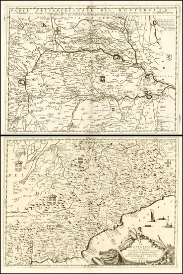 22-Italy Map By Vincenzo Maria Coronelli