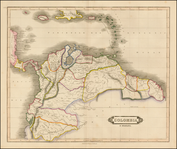 0-South America Map By David Lizars