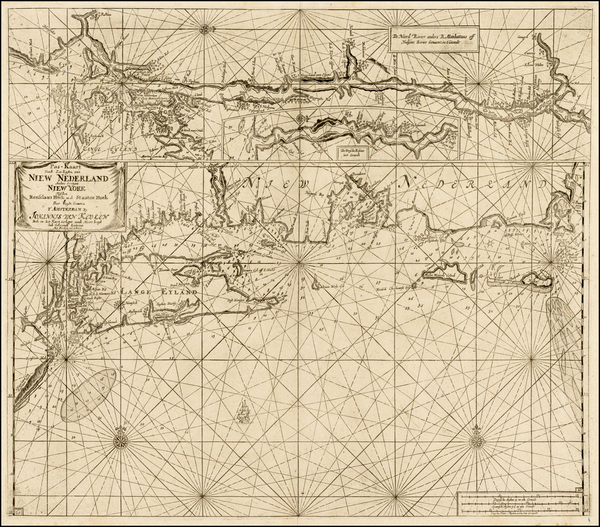 18-New England, Connecticut, Massachusetts, Rhode Island, New York City and New York State Map By 