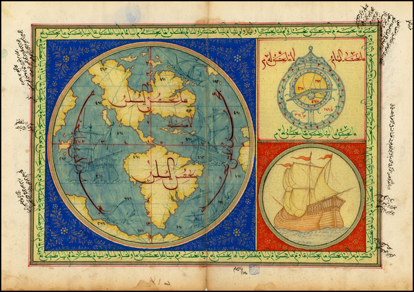 6-Western Hemisphere, North America, South America and America Map By Anonymous