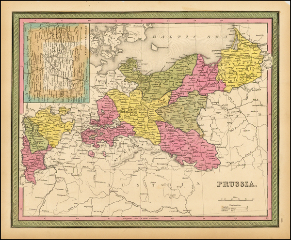 94-Poland and Germany Map By Henry Schenk Tanner