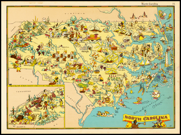 40-Southeast Map By Ruth Taylor White