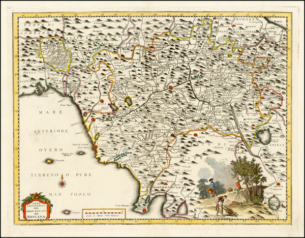 20-Italy Map By Giambattista Albrizzi