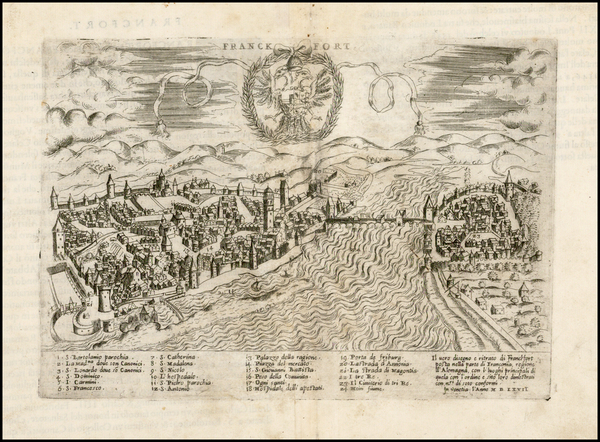 7-Mitteldeutschland Map By Paolo Forlani / Domenico Zenoi