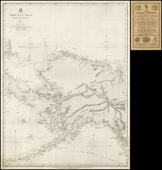 31-Polar Maps, Alaska and Canada Map By British Admiralty