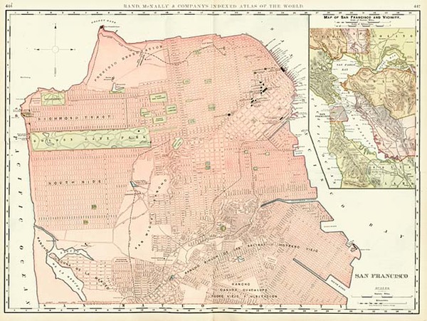 8-California Map By William Rand  &  Andrew McNally