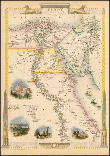 56-Middle East and North Africa Map By John Tallis