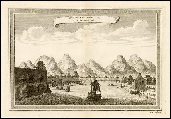 9-China Map By Jacques Nicolas Bellin