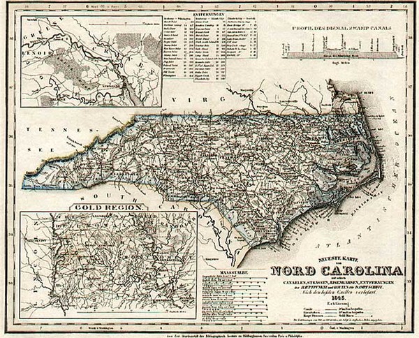 1-Mid-Atlantic and Southeast Map By Joseph Meyer