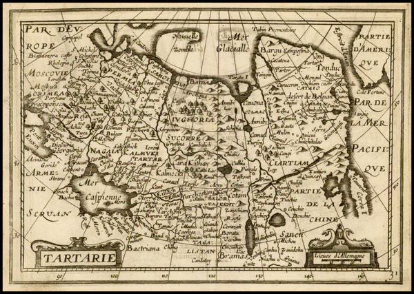 87-China, Central Asia & Caucasus and Russia in Asia Map By Jean Boisseau