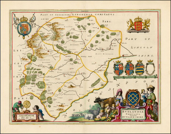 2-British Isles Map By Johannes Blaeu