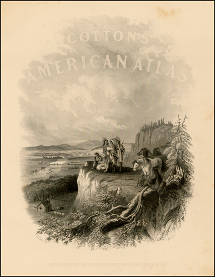 3-Title Pages Map By Joseph Hutchins Colton