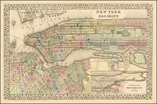 11-Mid-Atlantic Map By Samuel Augustus Mitchell Jr.