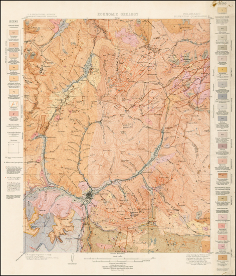 58-Rocky Mountains Map By U.S. Geological Survey