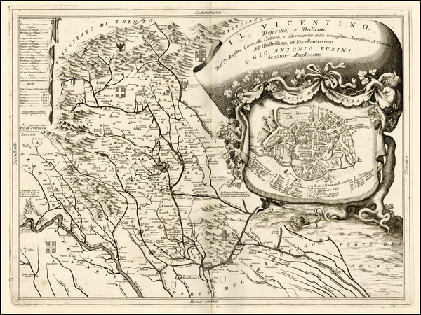 83-Italy Map By Vincenzo Maria Coronelli