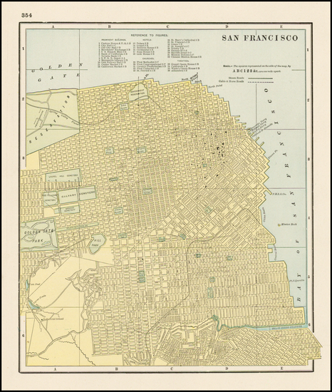 98-California Map By George F. Cram