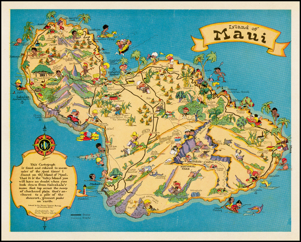 7-Hawaii and Hawaii Map By Ruth Taylor White