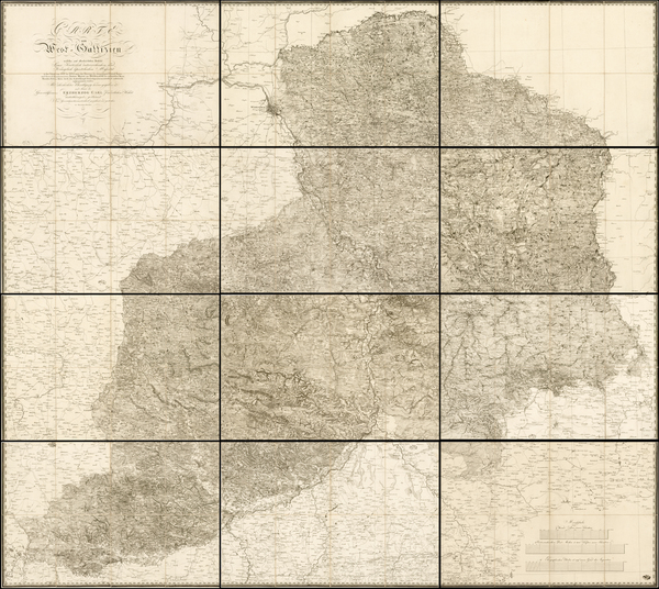 65-Poland Map By Hieronimus Benedicti / Anton Mayer  von Heldensfeld