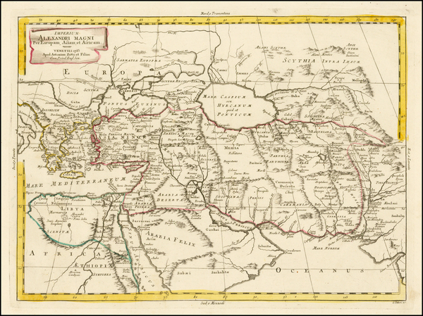 74-Turkey, Central Asia & Caucasus and Turkey & Asia Minor Map By Antonio Zatta