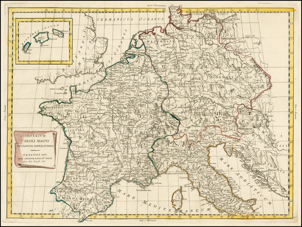 63-Europe, Europe and Mediterranean Map By Antonio Zatta