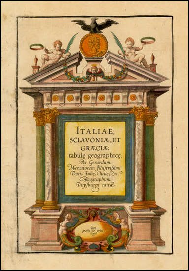 1-Title Pages Map By Gerard Mercator