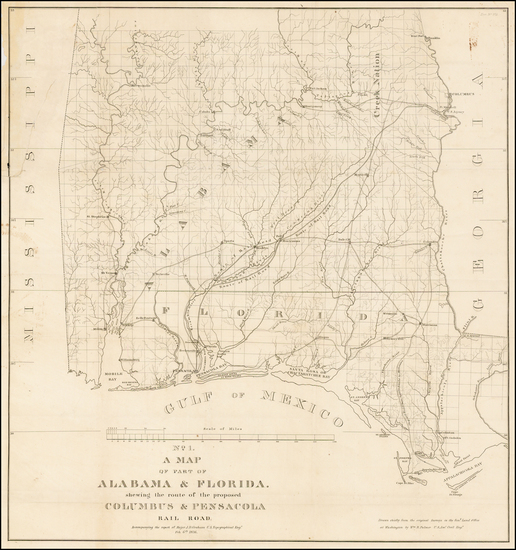 34-Florida and South Map By U.S. Government