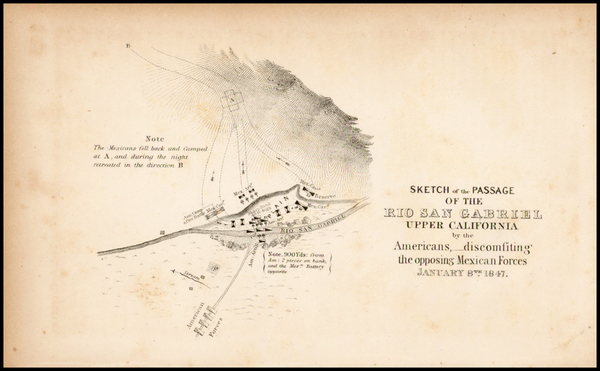 71-California Map By William Hemsley Emory