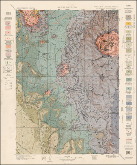 69-Plains and Rocky Mountains Map By U.S. Geological Survey