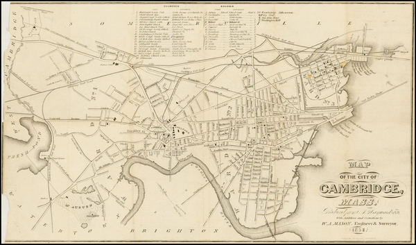 64-New England Map By W.A. Mason