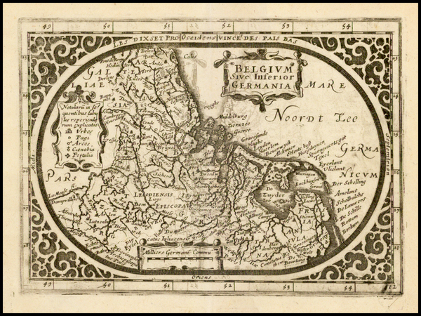 77-Netherlands Map By Jean Boisseau