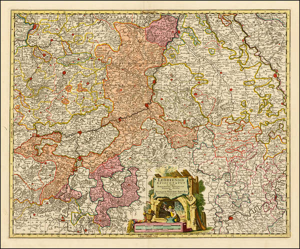 89-Belgium Map By Nicolaes Visscher I