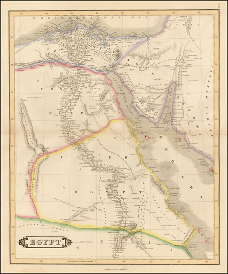 64-Middle East and North Africa Map By Daniel Lizars