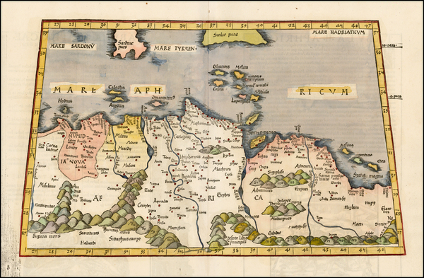 2-Africa, North Africa and African Islands, including Madagascar Map By Lorenz Fries